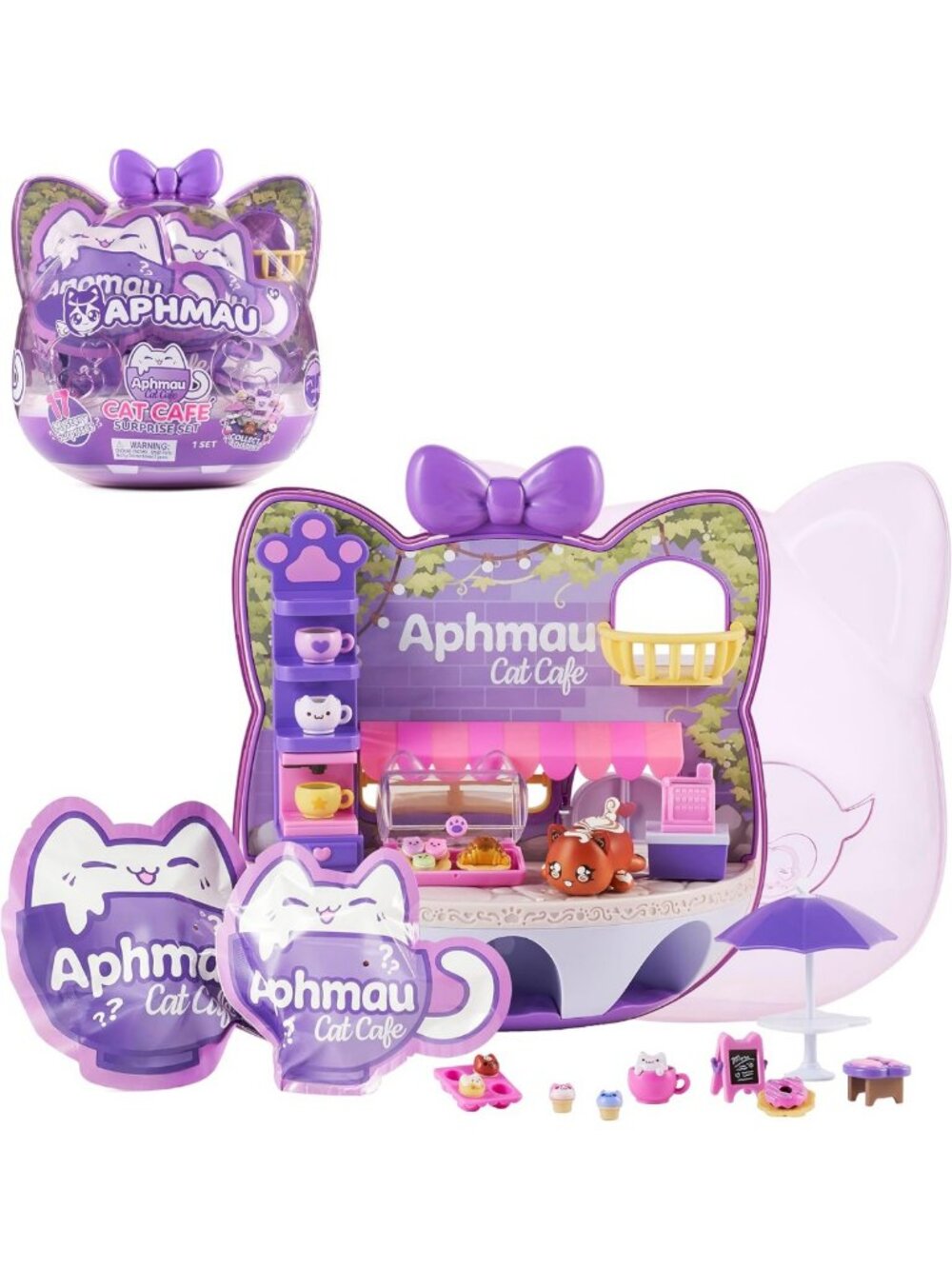 Adorable Cat Café Surprise Playset - Fun Collectible Toys & Accessories